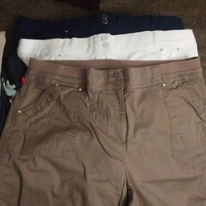 Karen Scott shorts in 3 different colors